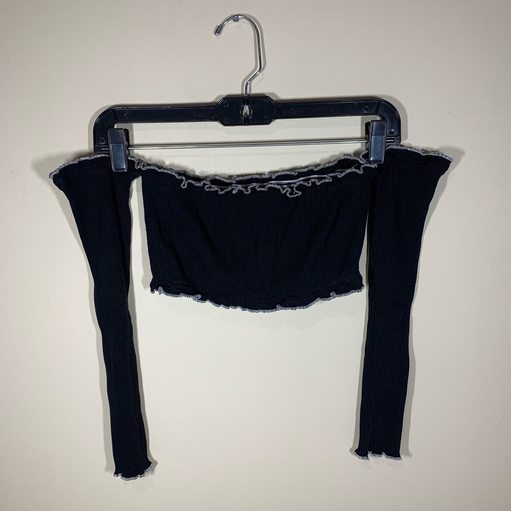 Long Sleeve Crop Top